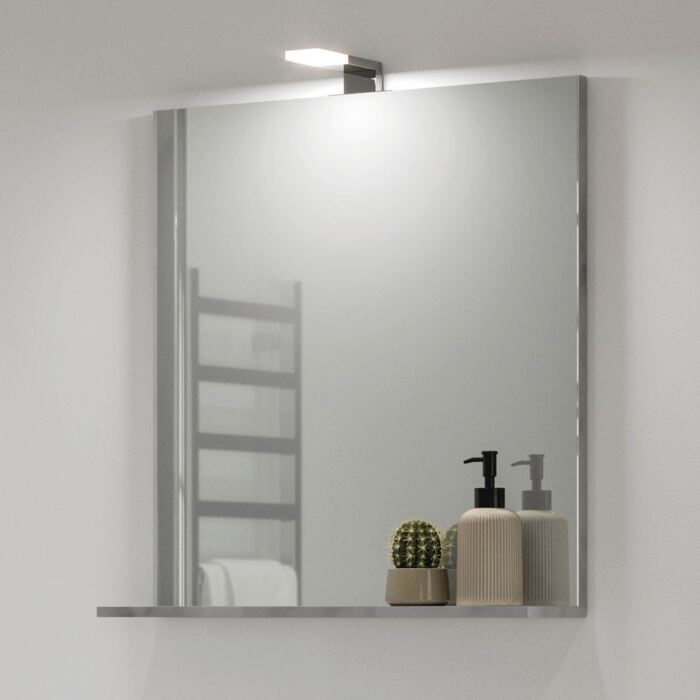 53 Mirror & Colour Match Shelf