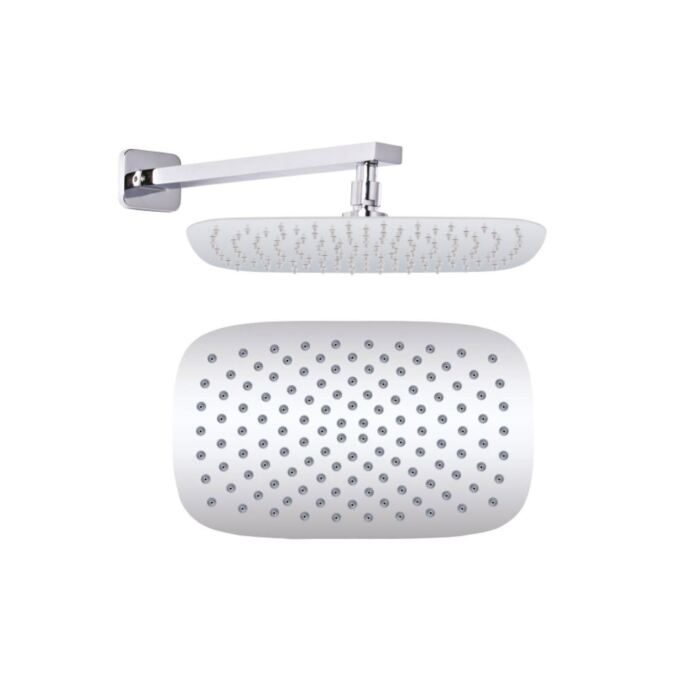 Rectangular Shower Head & Wall Arm