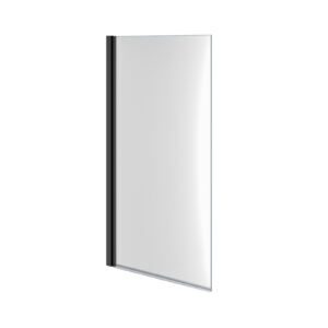 SESIA 800 x 1500 8mm Over Bath Screen Matt Black