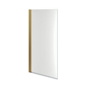 SESIA 800 x 1500 8mm Over Bath Screen Brushed Brass