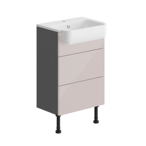 Basin & Twin Drawer Base Unit