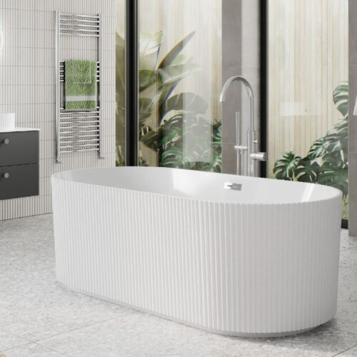 Groove Fluted Freestanding Bath