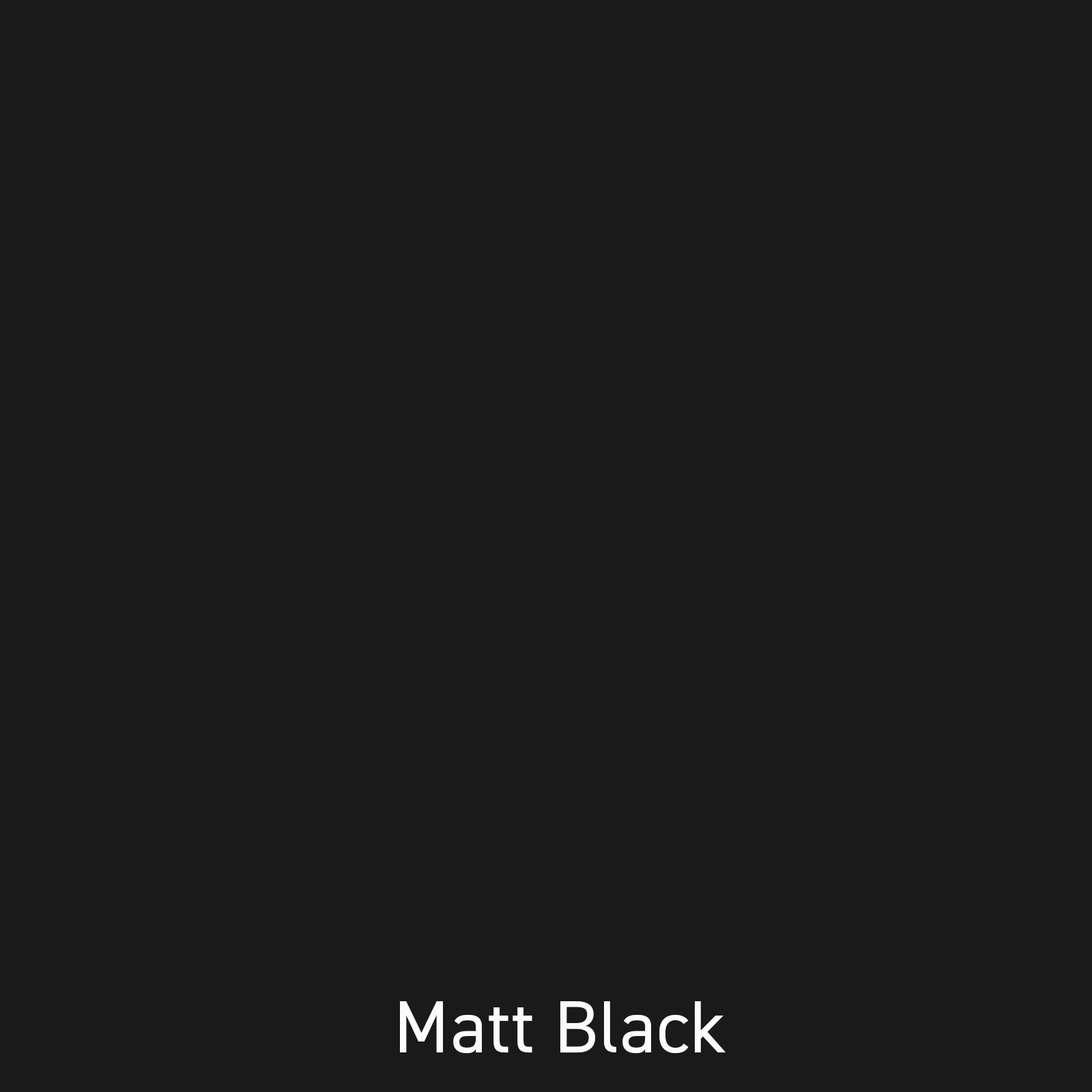 swatch – matt black